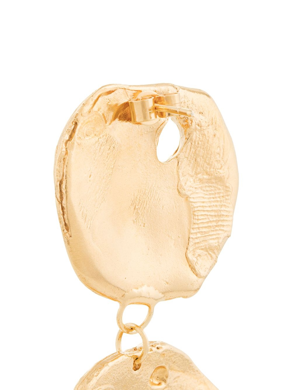 drop plate earring - 5