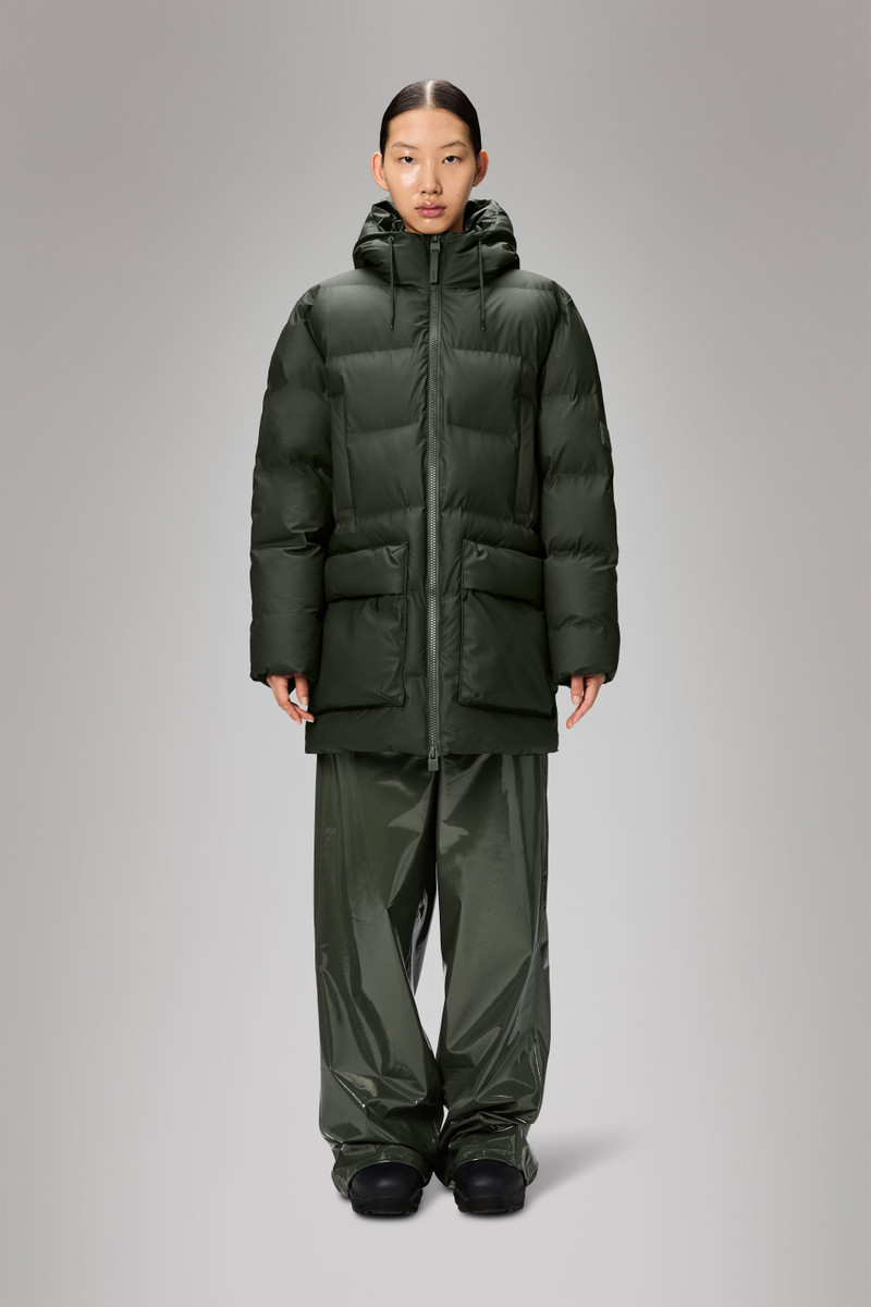 RAINS Alta Long Puffer Cargo Jacket outlook
