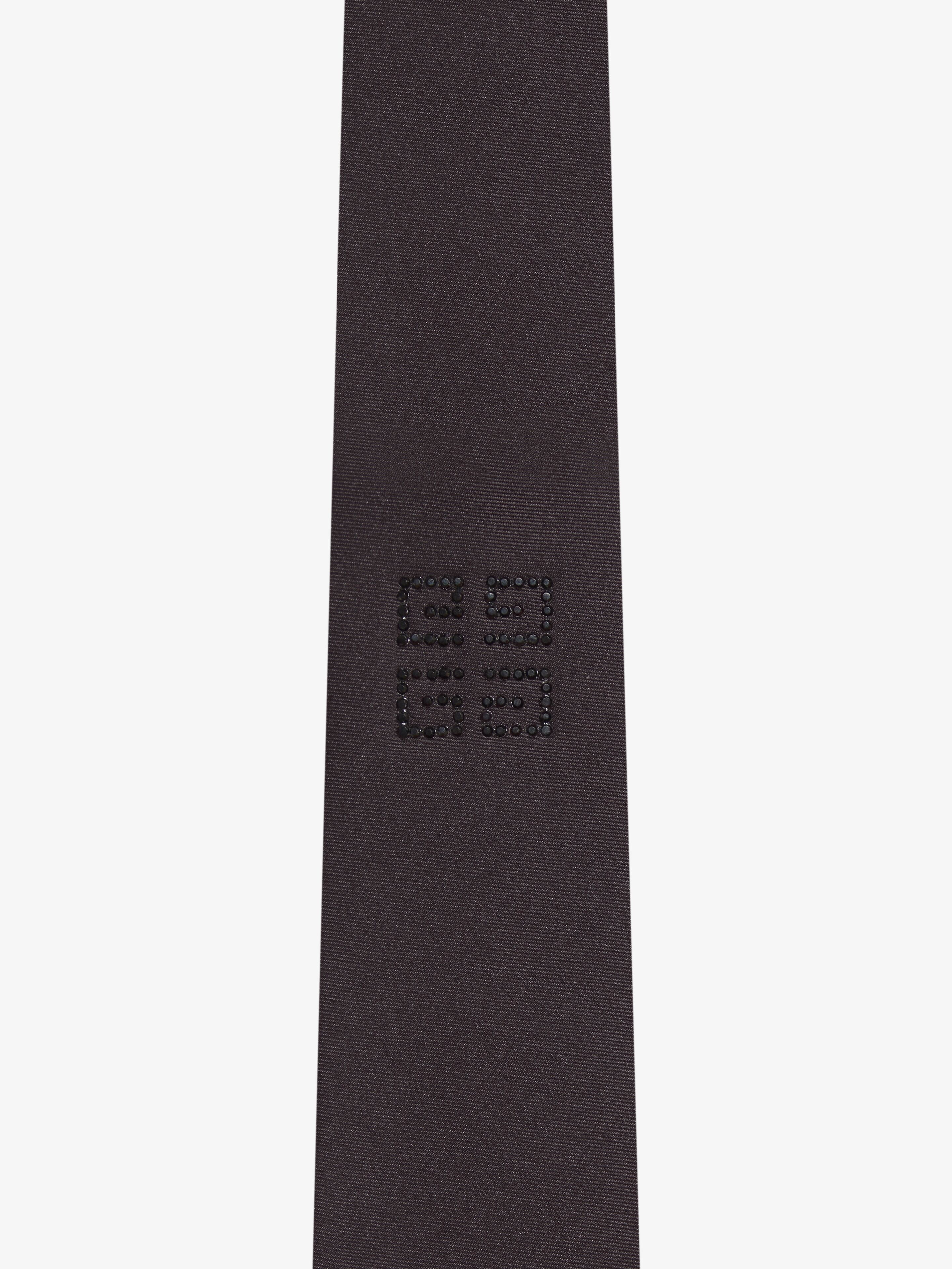 4G TIE IN SILK WITH RHINESTONES - 2