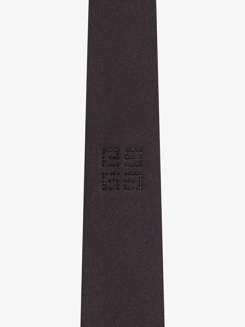 Givenchy 4G TIE IN SILK WITH RHINESTONES outlook