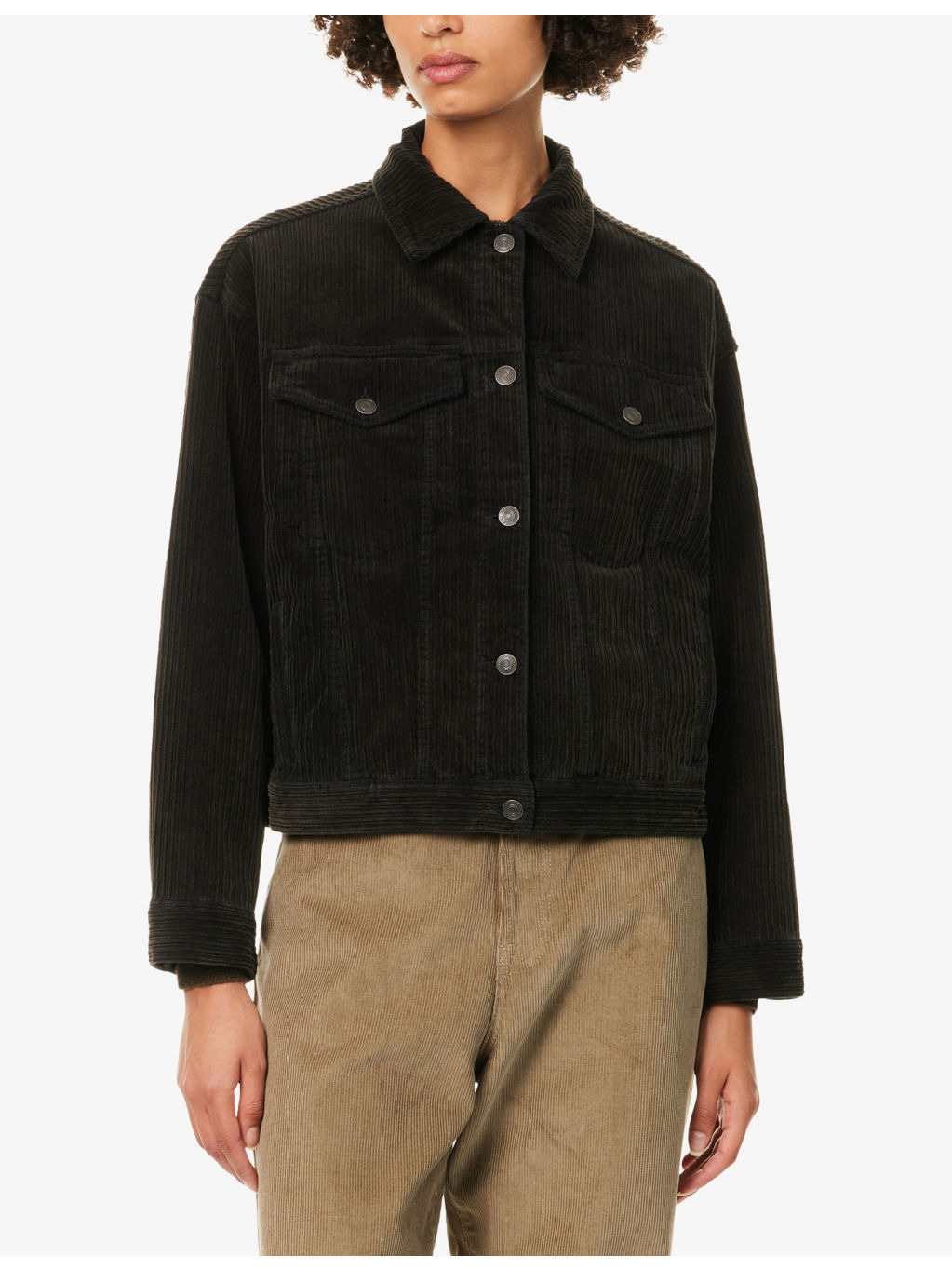 The Corduroy Regular-Fit Stretch-Cotton Jacket - 3