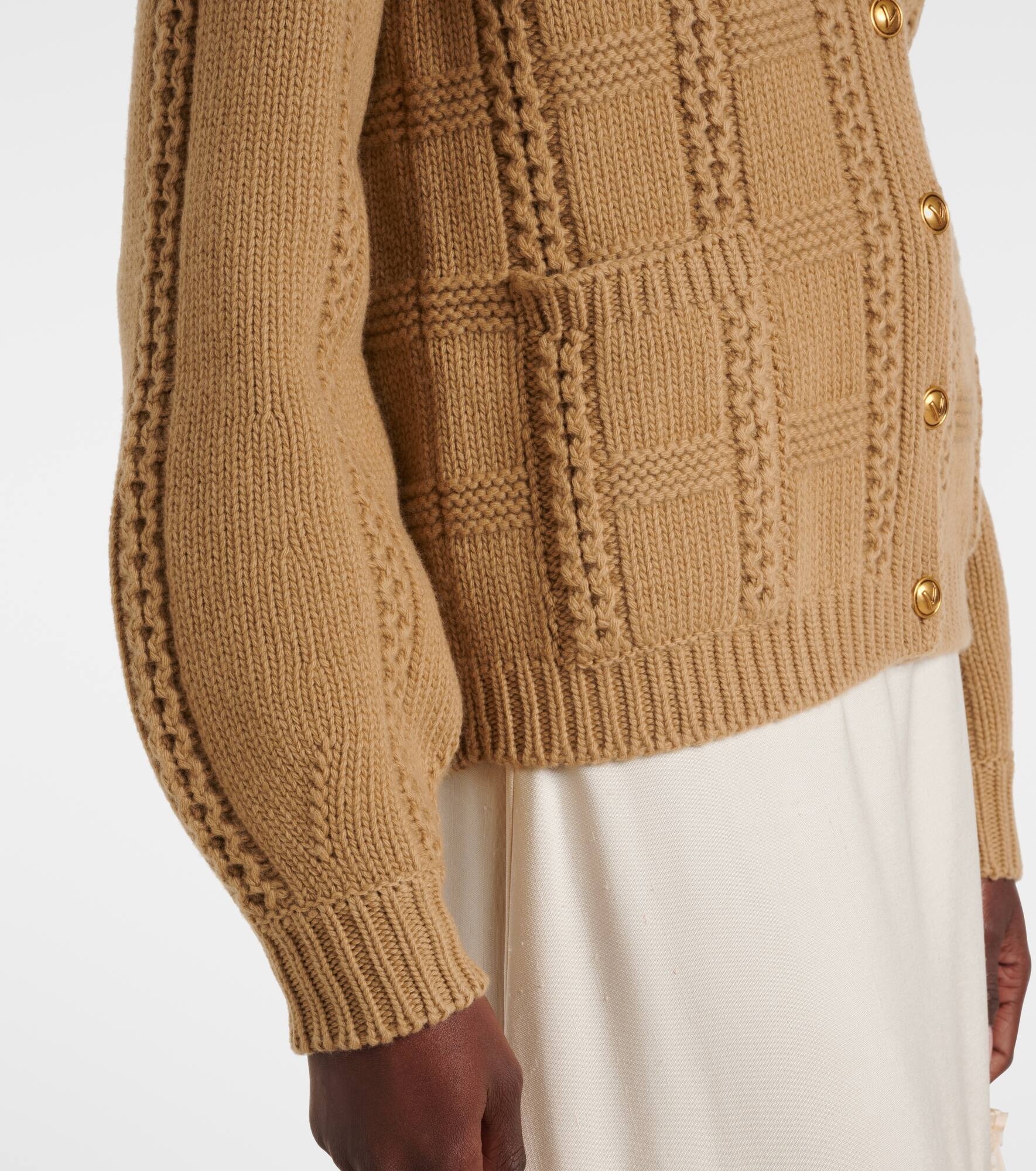Valentino Virgin wool cardigan | mytheresa | REVERSIBLE