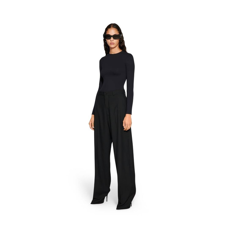 BALENCIAGA Women's Knife Tailored Pantashoes in Black outlook