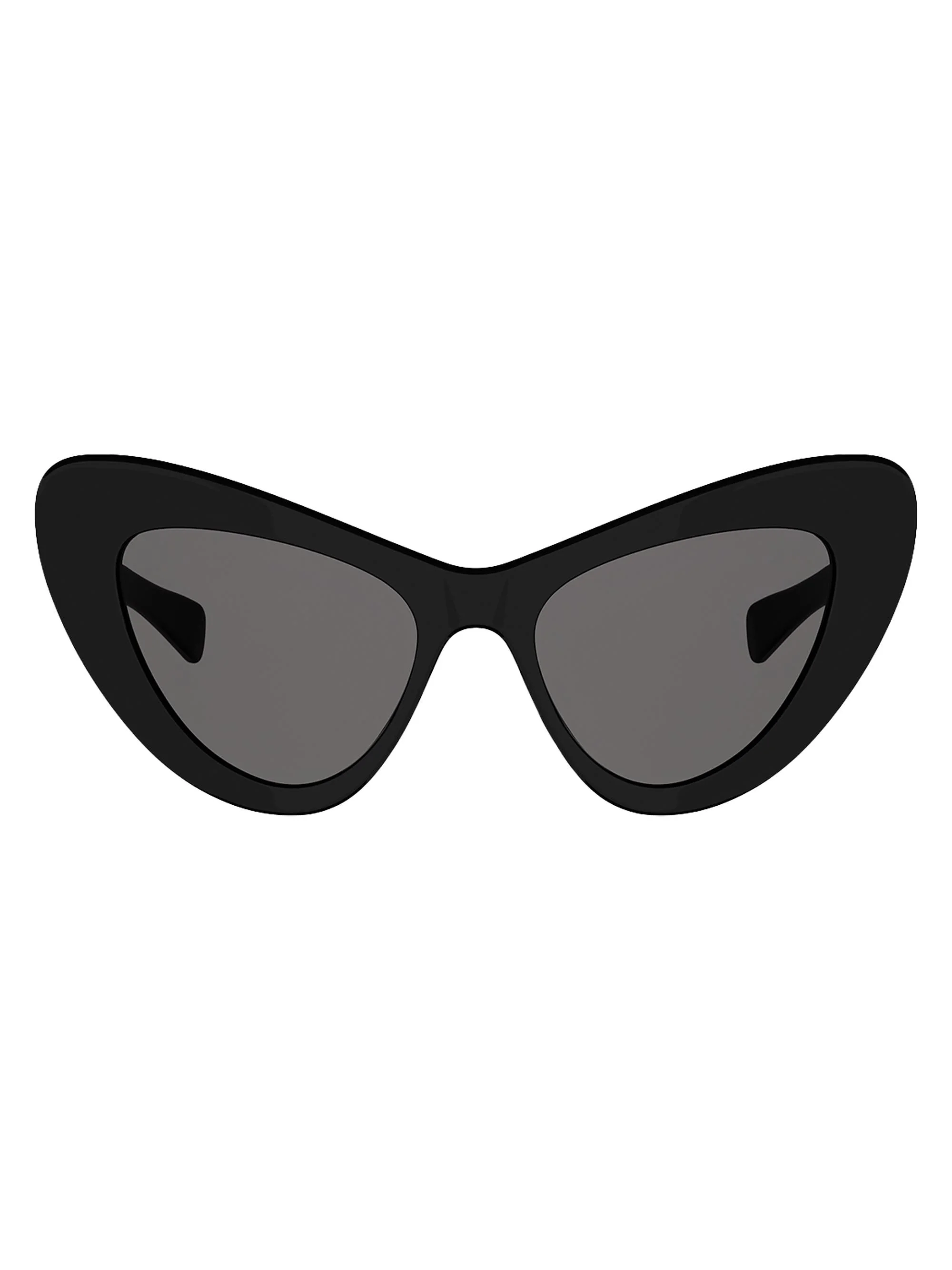 Women's Triomphe Mini HD 52MM Cat-Eye Sunglasses - Shiny Black Smoke - 1