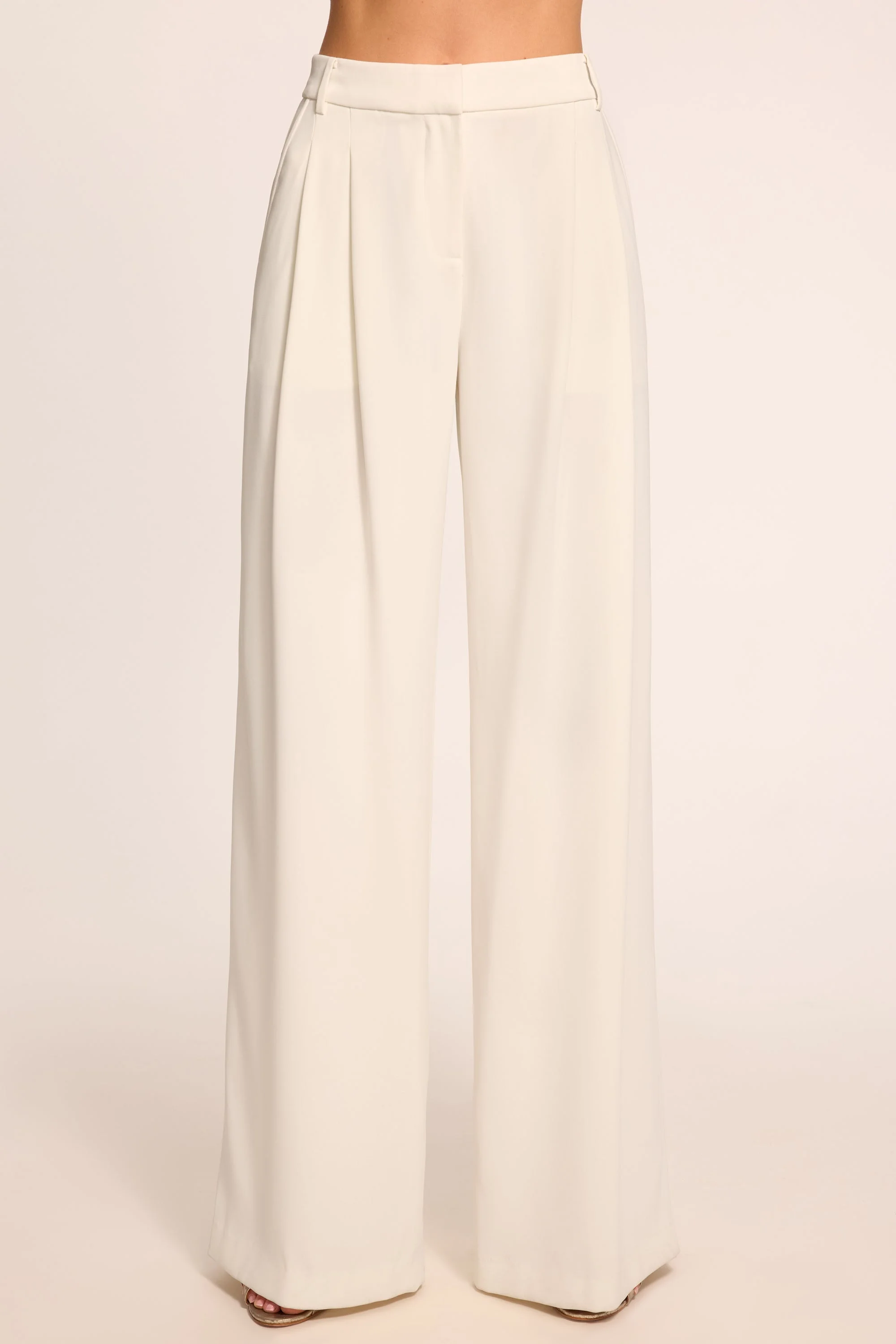 Leslie Pleated Wide Leg Pant - 1