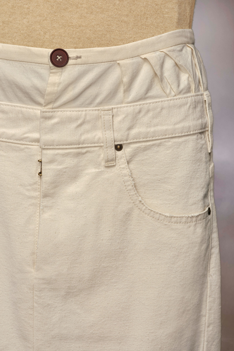 Anonymity of the lining denim skirt 6