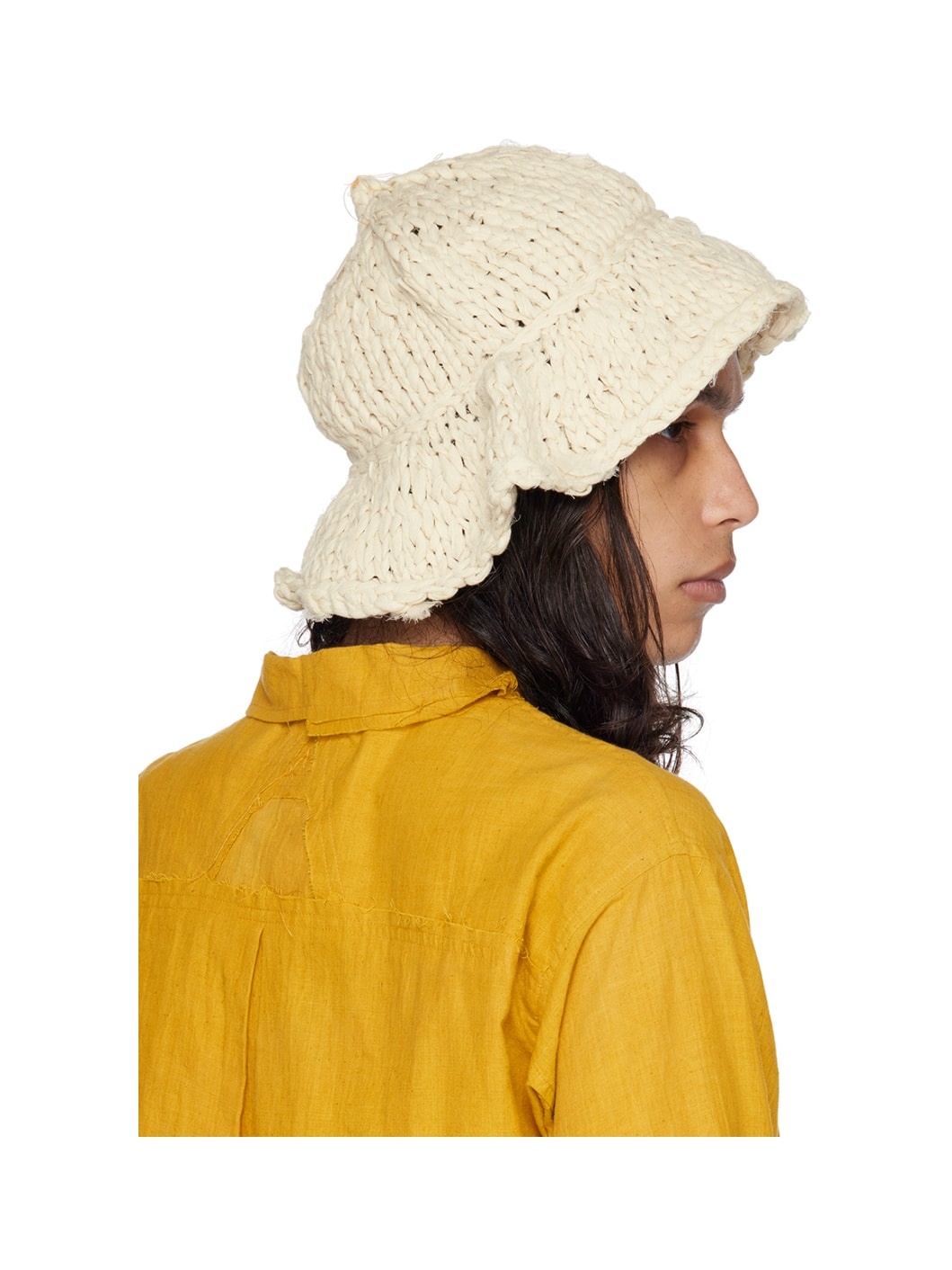 Off-White Khadi Bucket Hat - 3