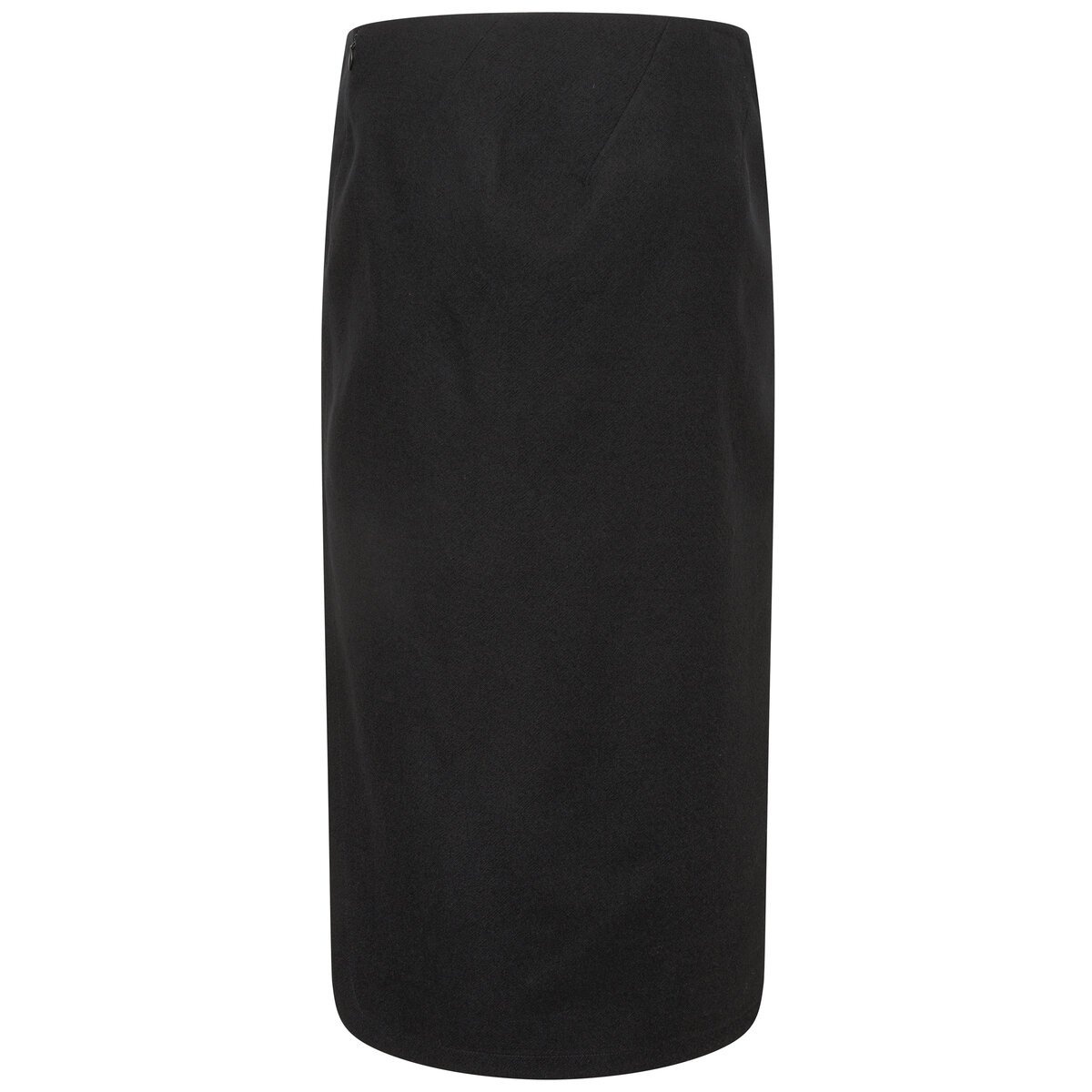 Oline Asymmetric Midi Skirt  in Black - 2