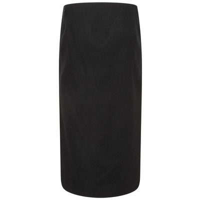 Ann Demeulemeester Oline Asymmetric Midi Skirt  in Black outlook