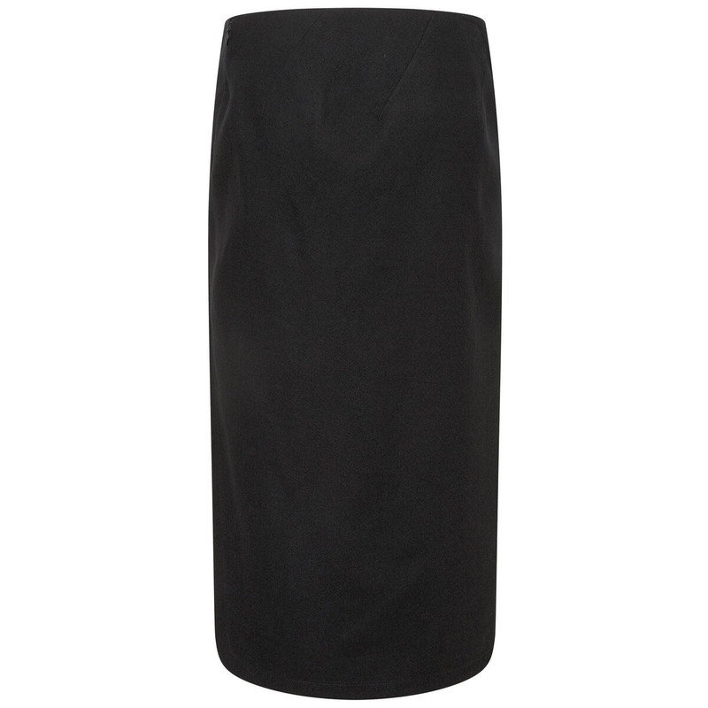 Ann Demeulemeester Oline Asymmetric Midi Skirt  in Black outlook