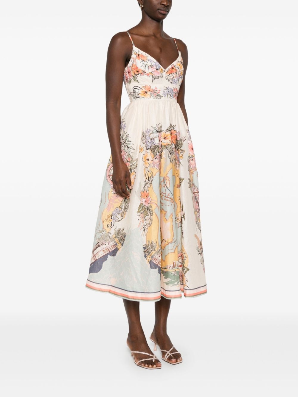 【Zimmermann】TALLOW TUCKED BODICE DRESS タックボディス Zimmermann Tallow Tucked Bodice Dress – LOZURI®