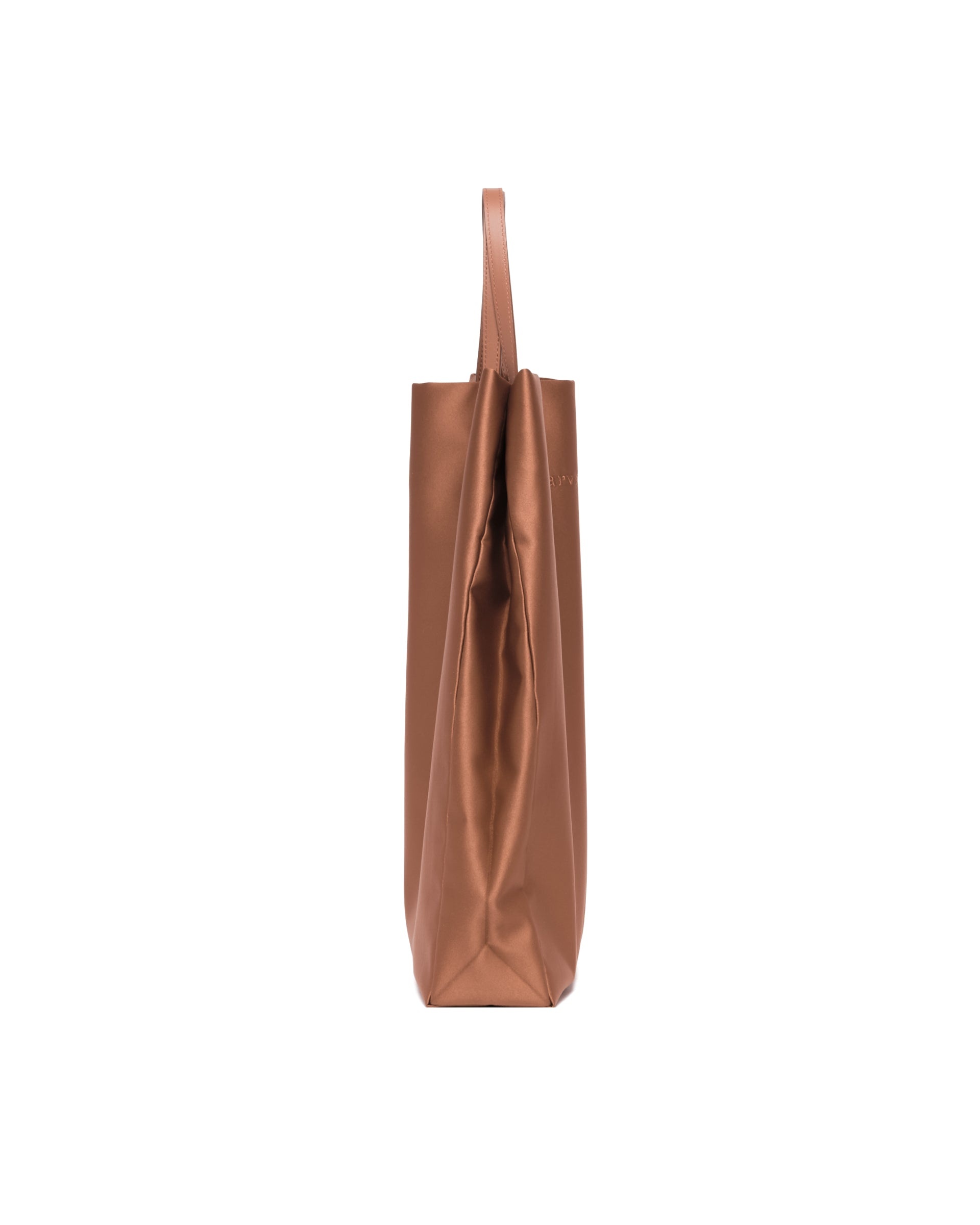 Beige Satin Jeanne Tote Bag - 2