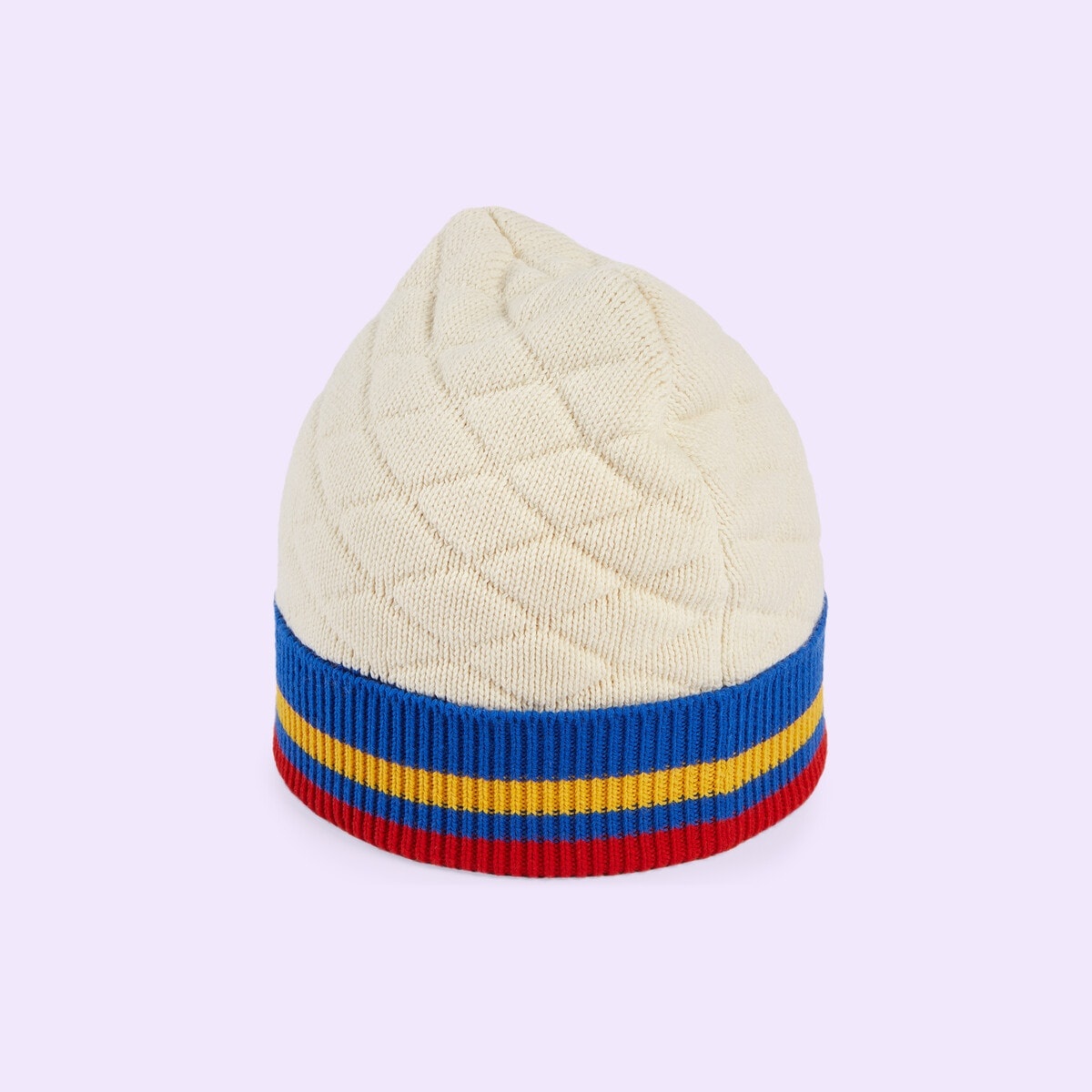 Wool blend hat with skunk - 4