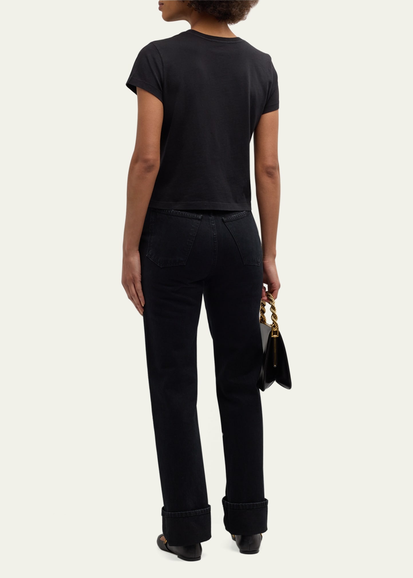 Adine Cropped Short Sleeve Tee - 3