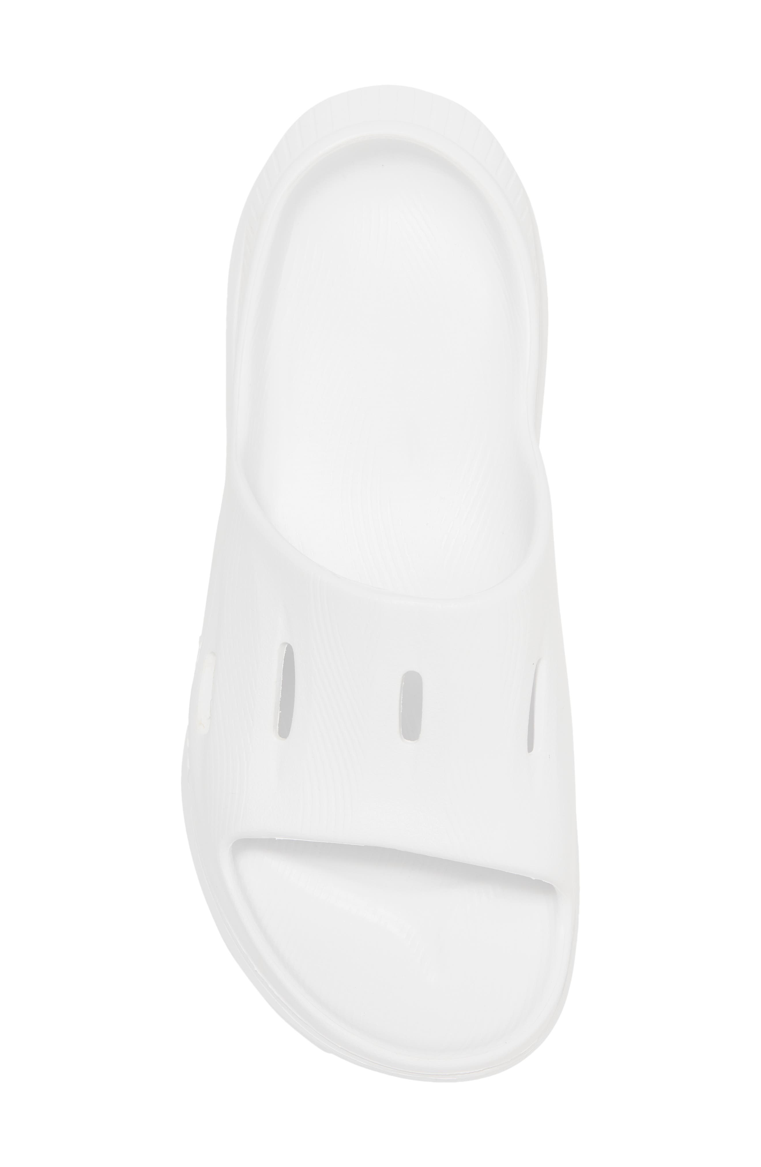 HOKA Gender Inclusive Ora Recovery Slide 3 Sandal in White /White at Nordstrom - 5