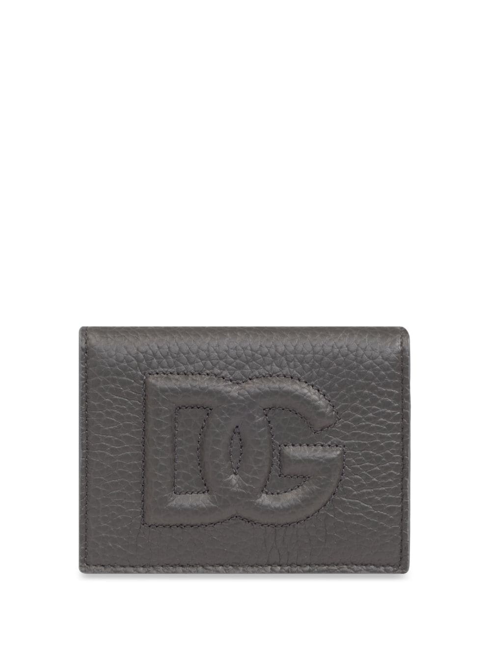 logo-embossed leather wallet - 1