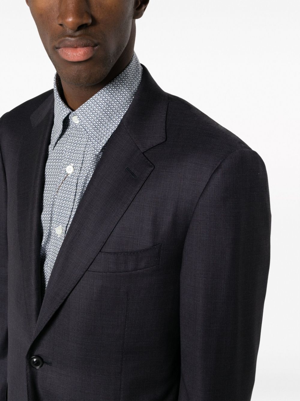 logo-patch suit - 5