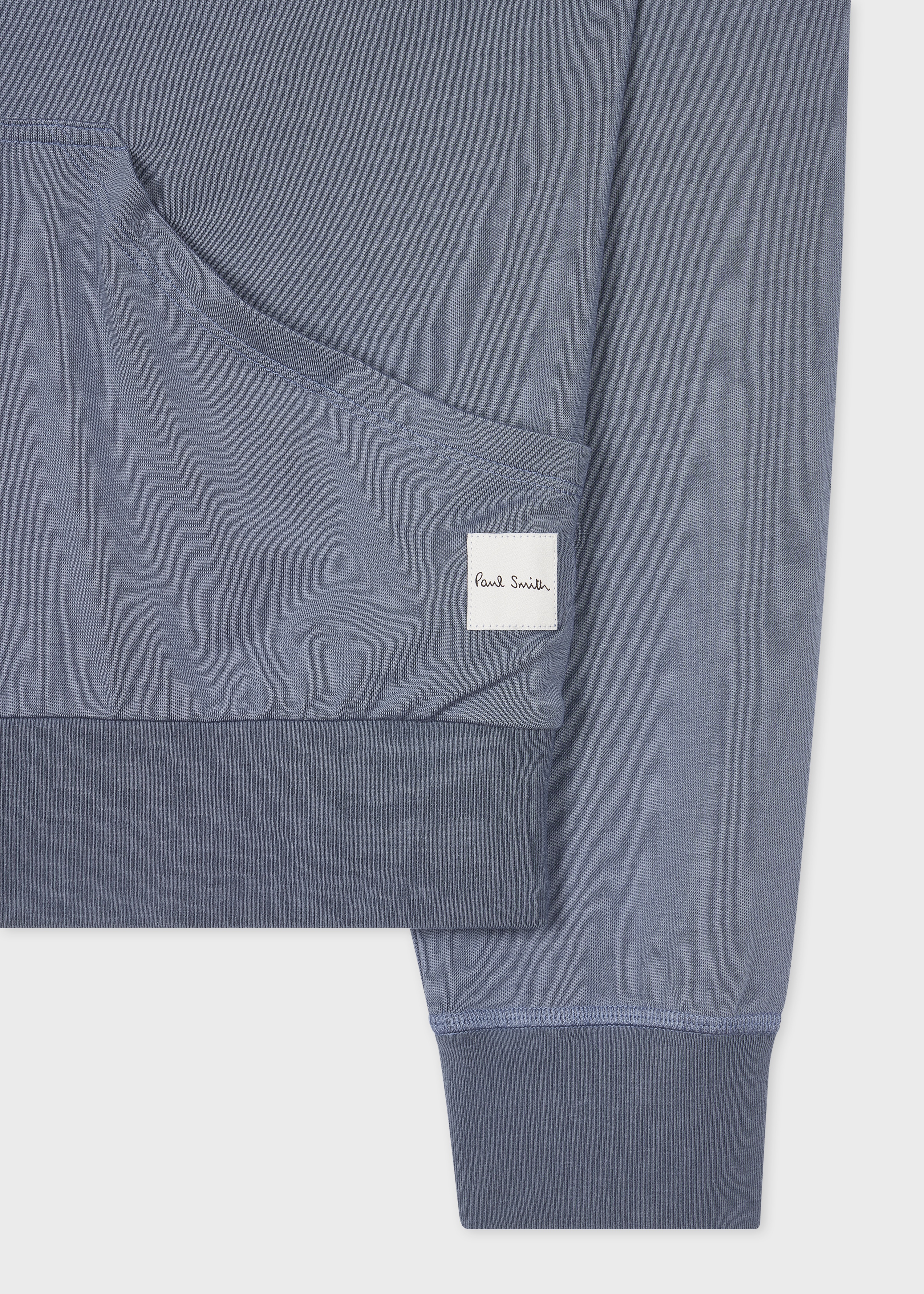 Light Blue Modal-Blend Lounge Hoodie - 3