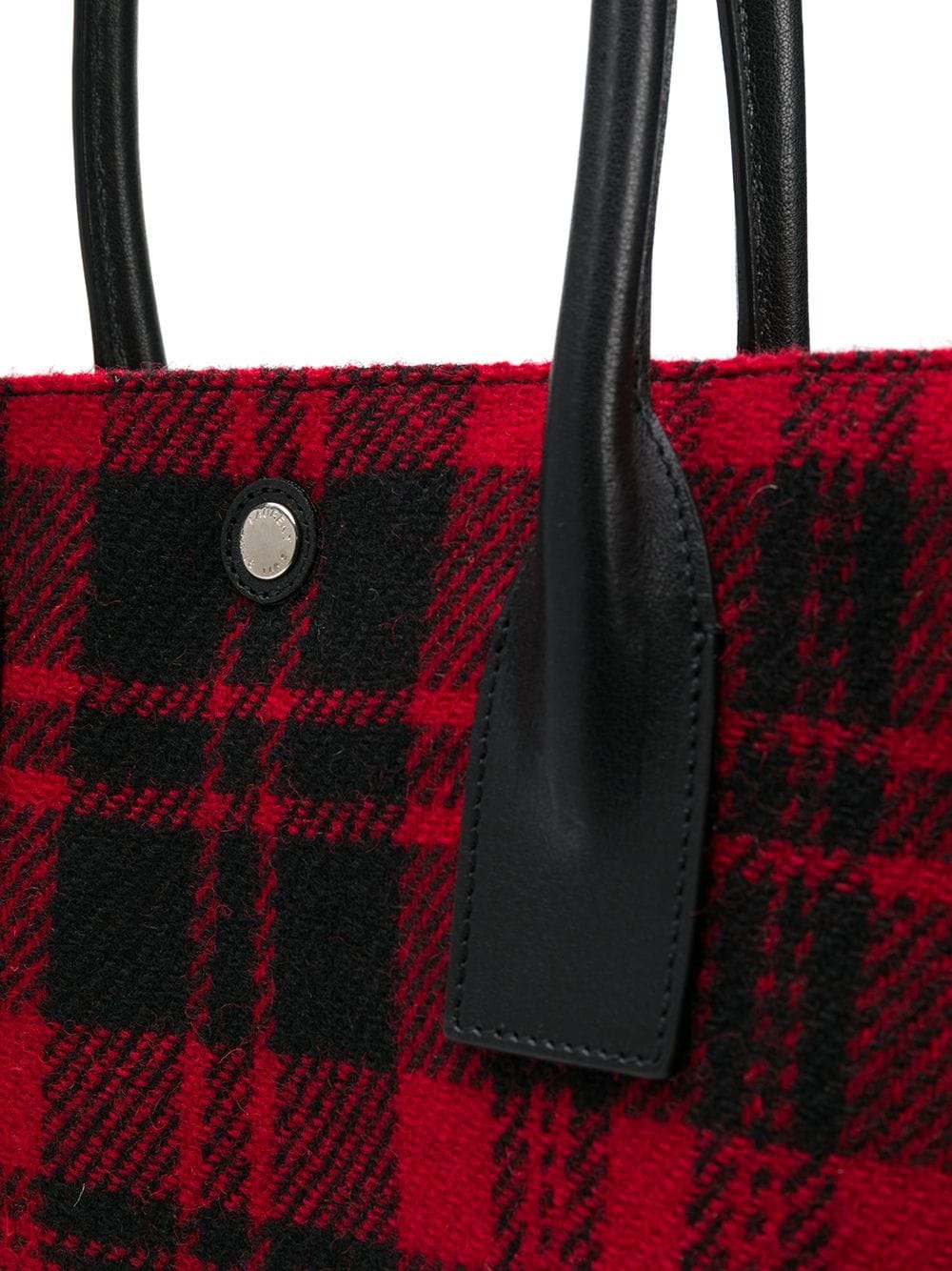 Rive Gauche check print tote bag - 4