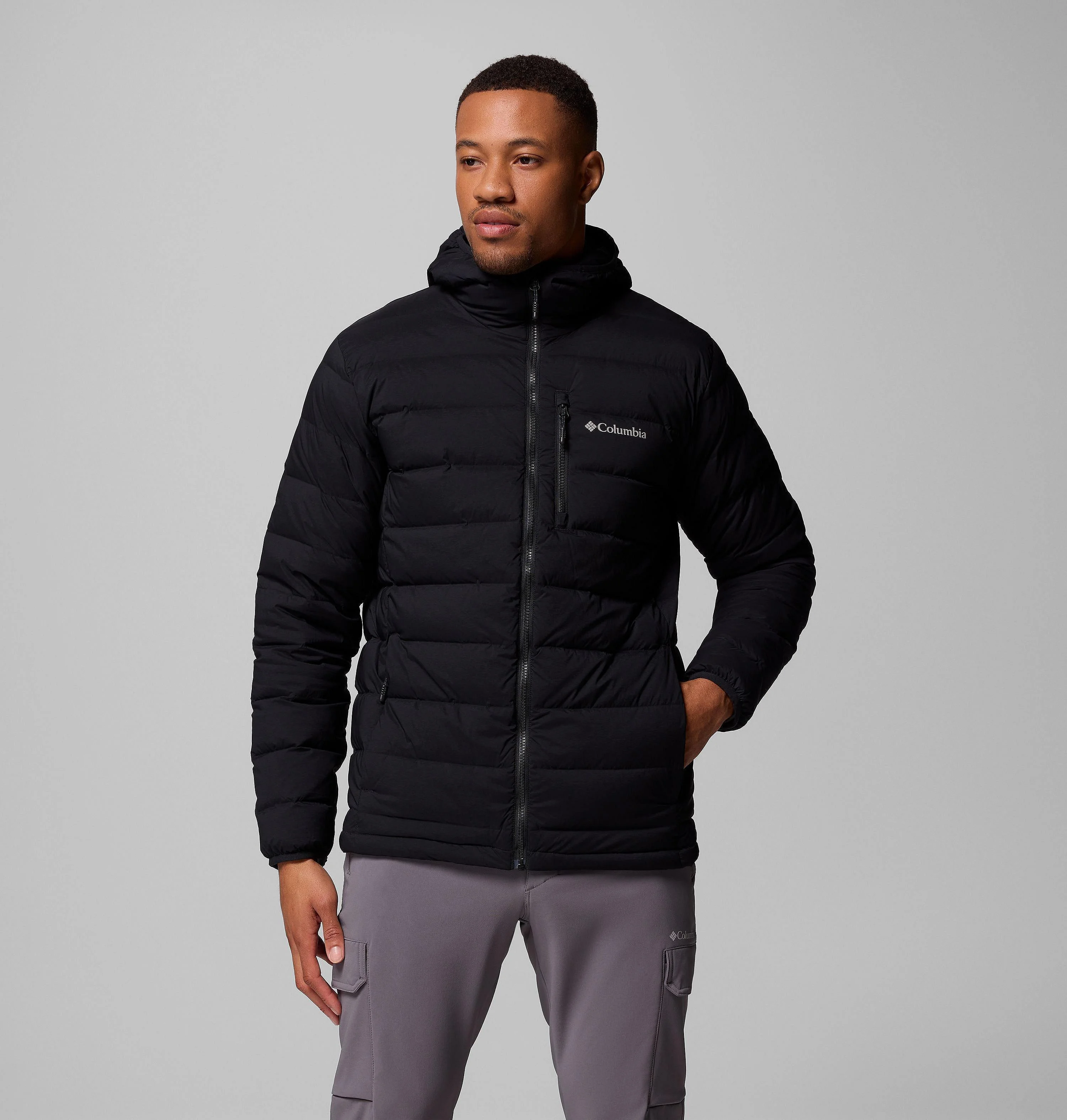 Men's Drift Peak Down Hooded Jacket - 1