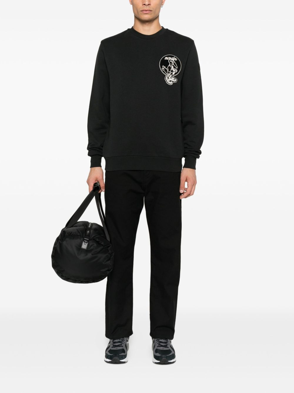 embroidered logo sweatshirt - 2
