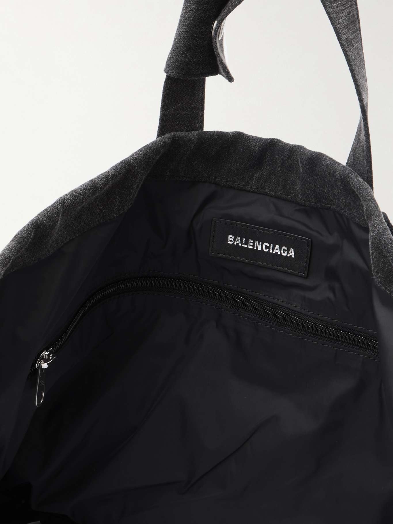 【関税&送料込】Balenciaga Black Canvas And Mesh Medium 24 7 BALENCIAGA 24/7 medium printed cotton-canvas and mesh tote