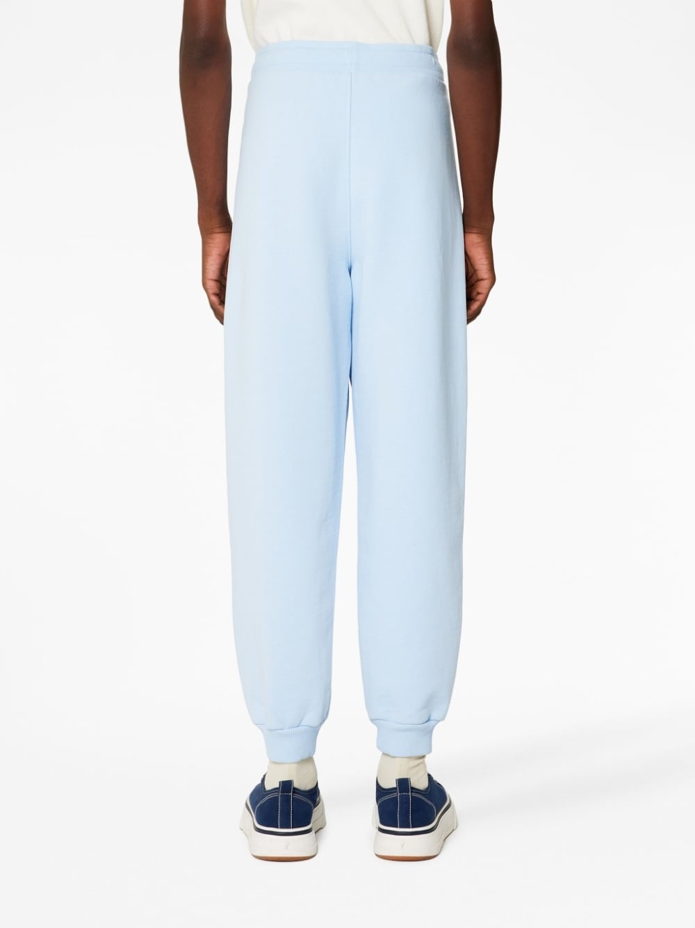 embroidered-logo cotton track pants - 4