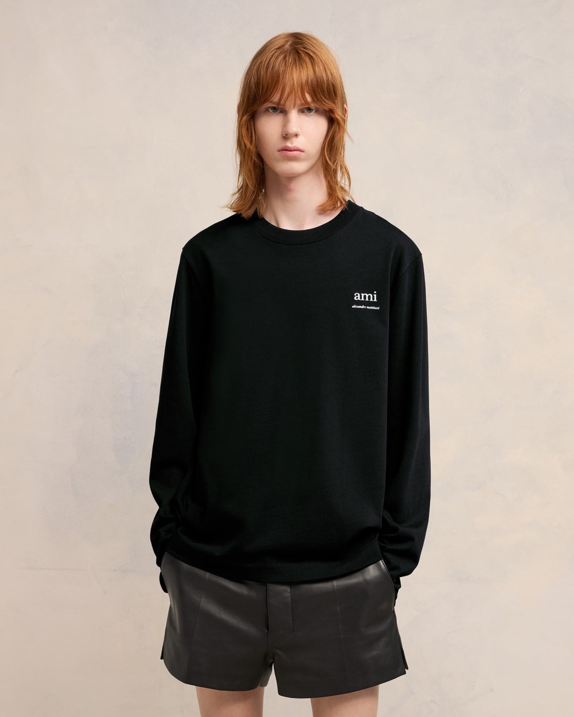関税込み AMI PARIS alexandre mattiussi long sleeve t-shirt AMI Paris LONG SLEEVE AMI ALEXANDRE MATTIUSSI T-SHIRT