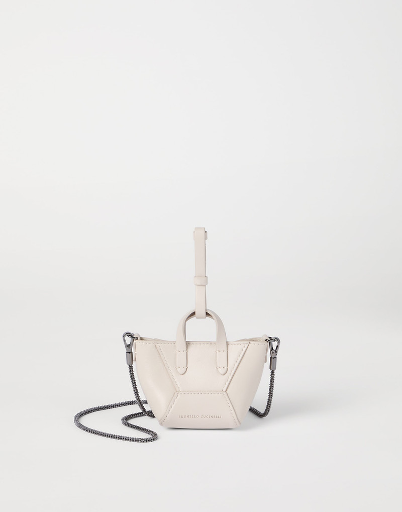 BC Duo micro bag in calfskin with precious chain 1