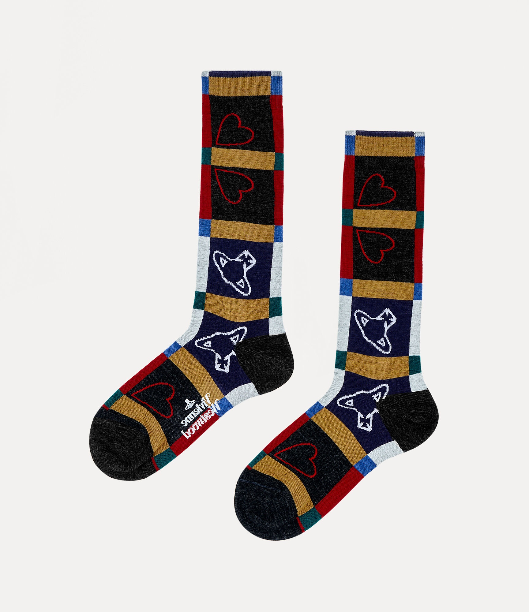 HEARTS AND ORBS SOCKS - 2