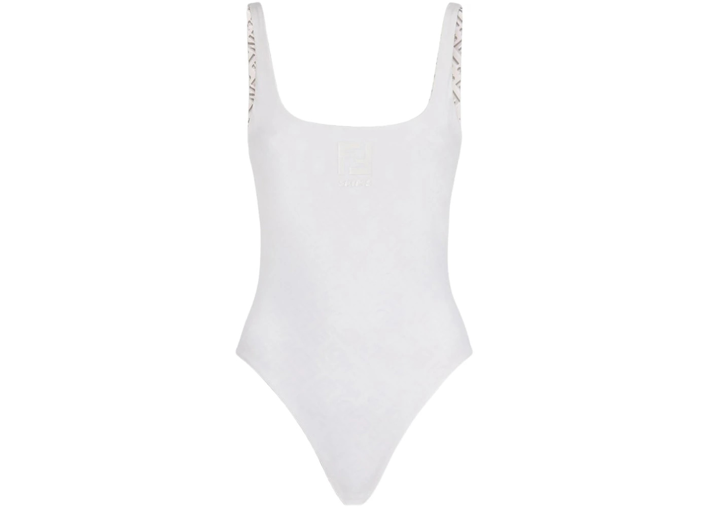 Fendi x SKIMS Reversible One-Piece Swimsuit Connecticut - 3