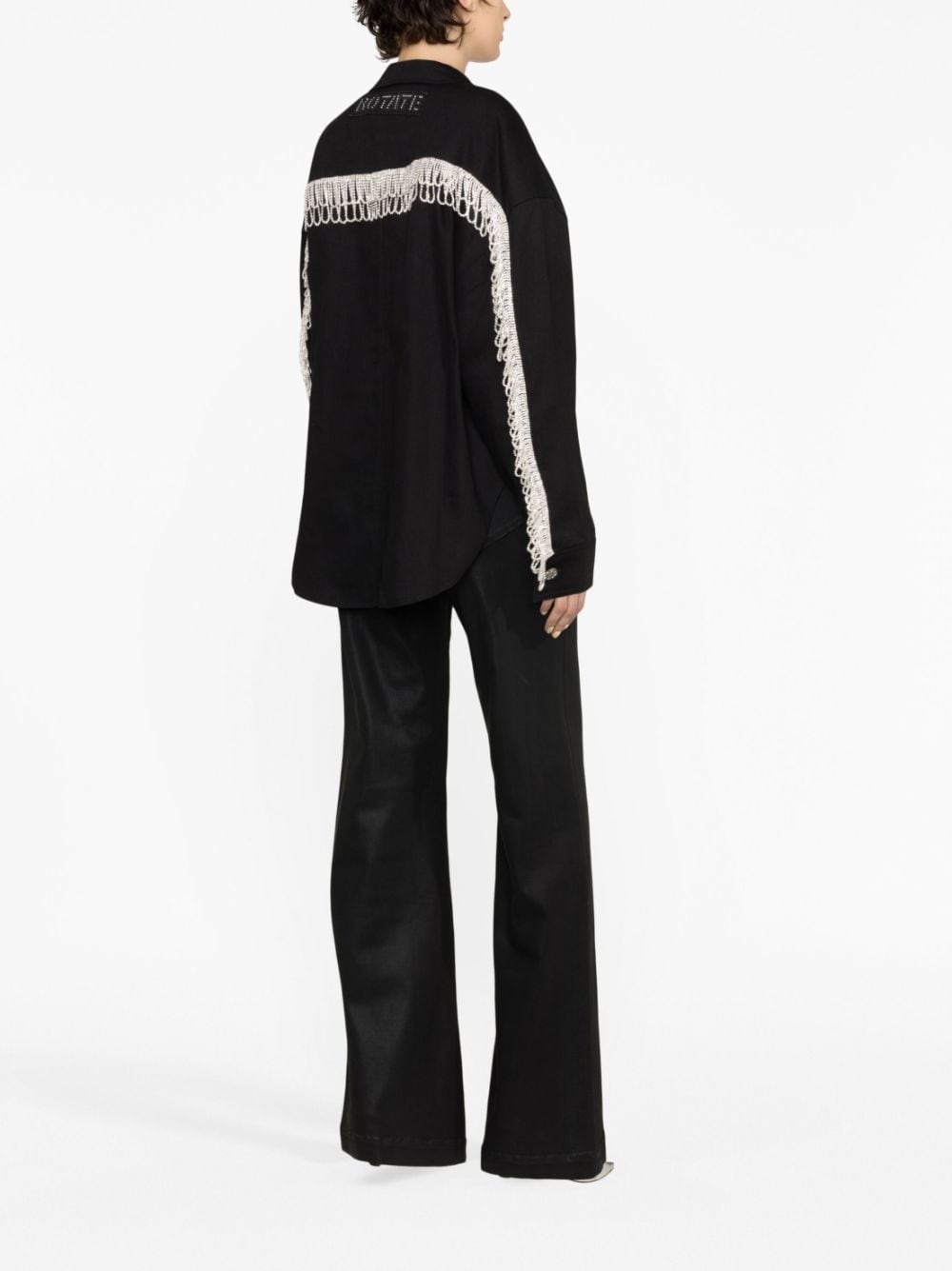crystal-embellished long-sleeve shirt - 3