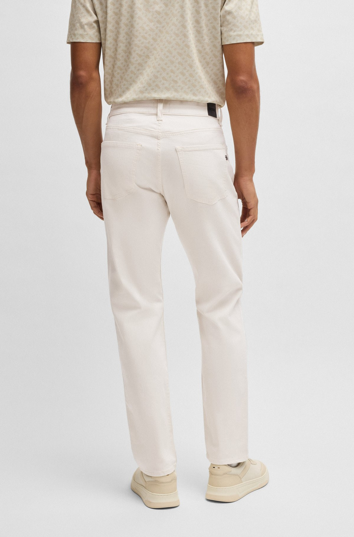 MAINE REGULAR-FIT JEANS IN WHITE THERMOREGULATING DENIM - 4