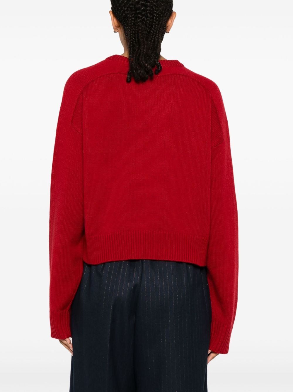 logo-embroidered sweater - 4