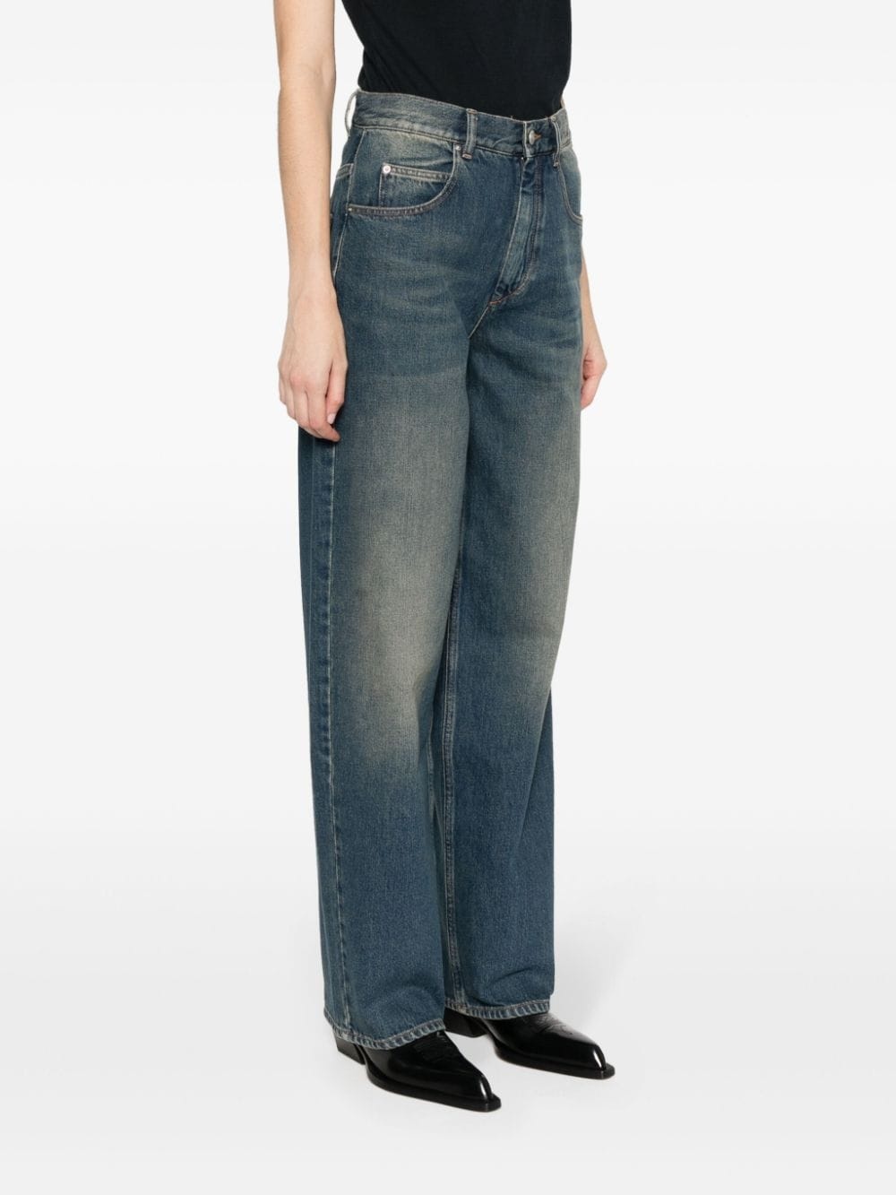 Joanny mid-rise tapered jeans - 3