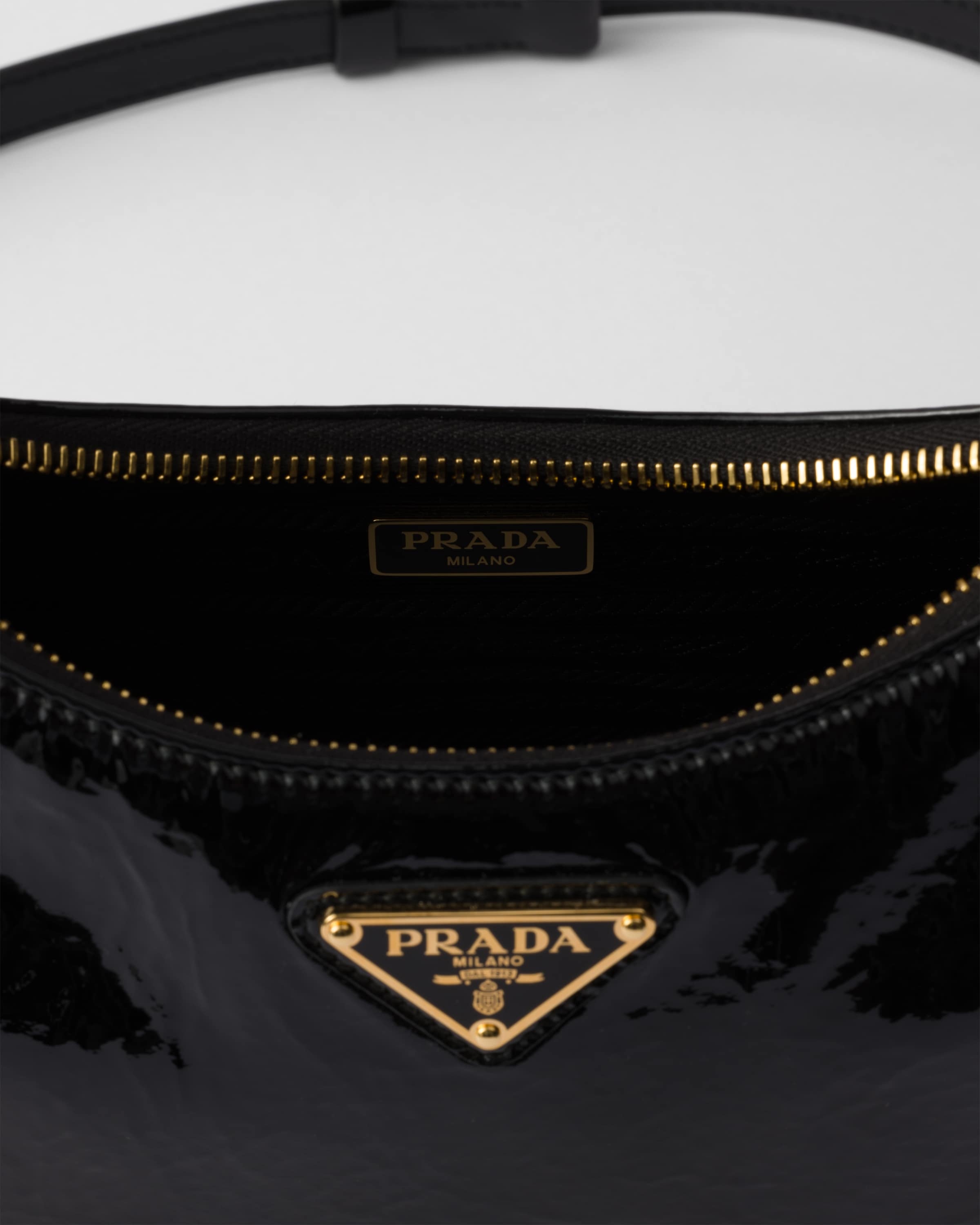 Prada Re-Edition naplak patent leather mini-bag - 5