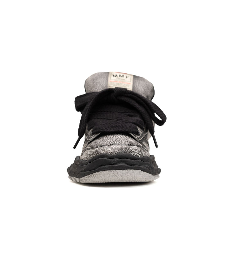 "WAYNE PUFFER" OG Sole Brushed Shrink Leather Low-top Sneaker 25