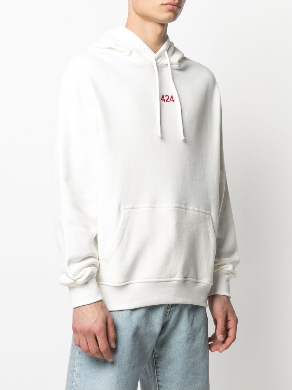 logo-embroidered hoodie - 3