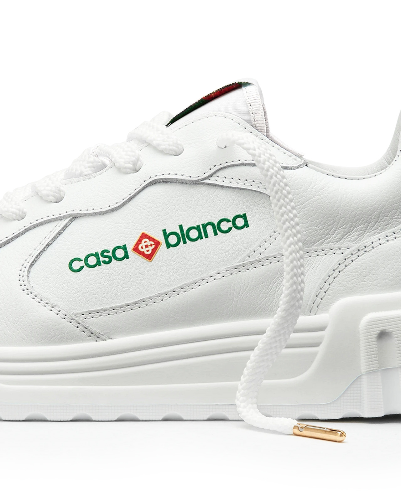 Womens Court White Sneaker | Casablanca Paris - 11