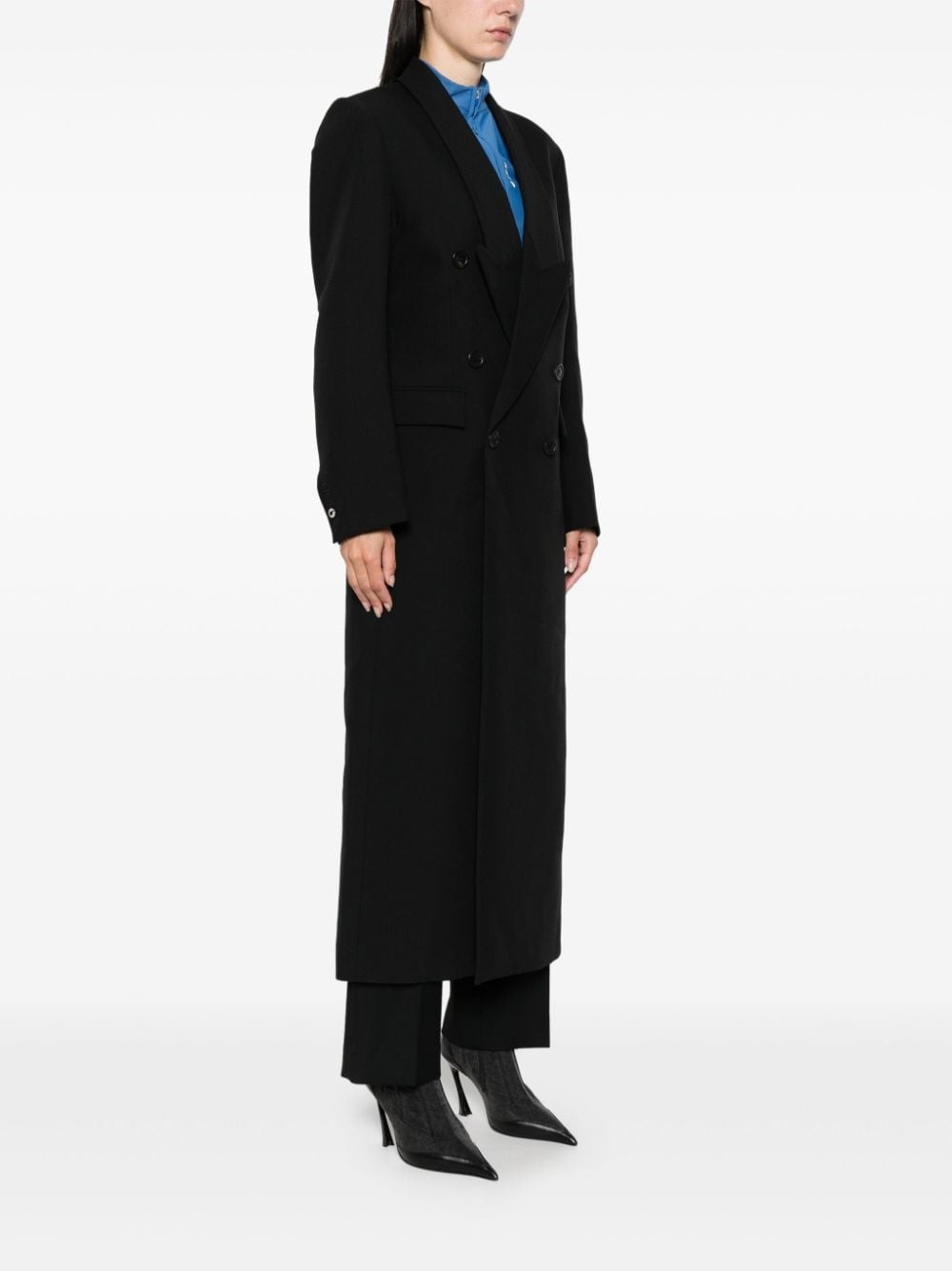 double-breasted coat - 3