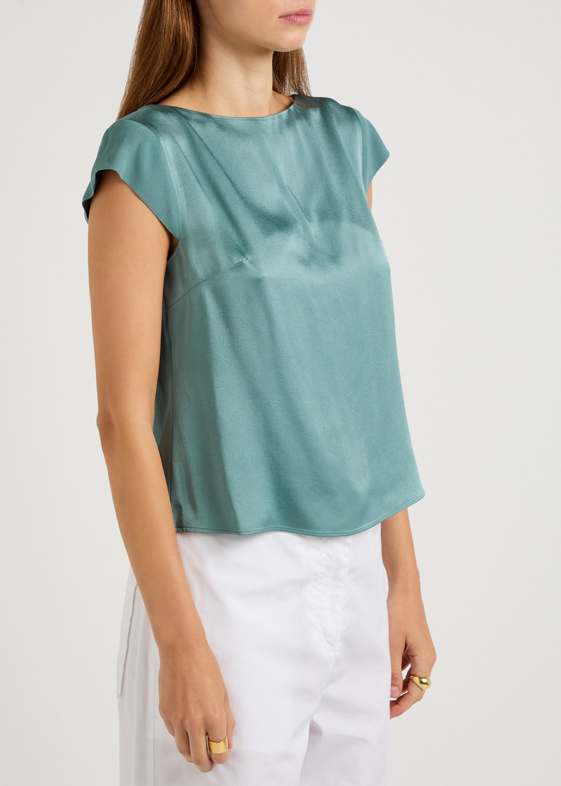Herno Herno Crepe de Chine top outlook