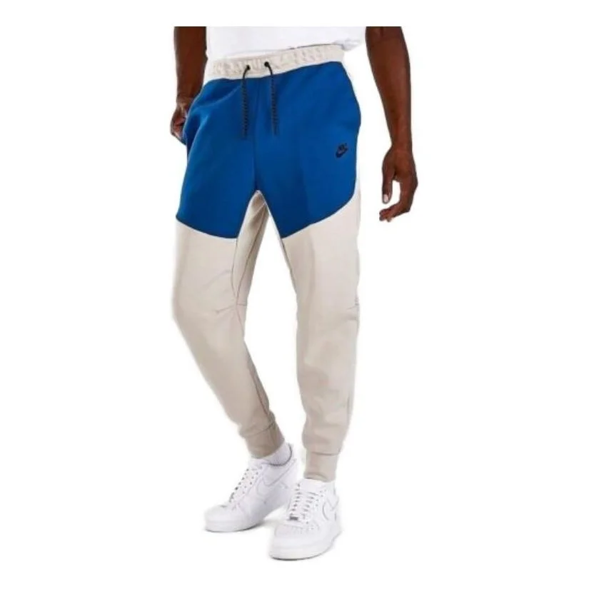 Nike Sportswear Tech Fleece Sweatpants 'Cream Court Blue' CU4495-236 - 1