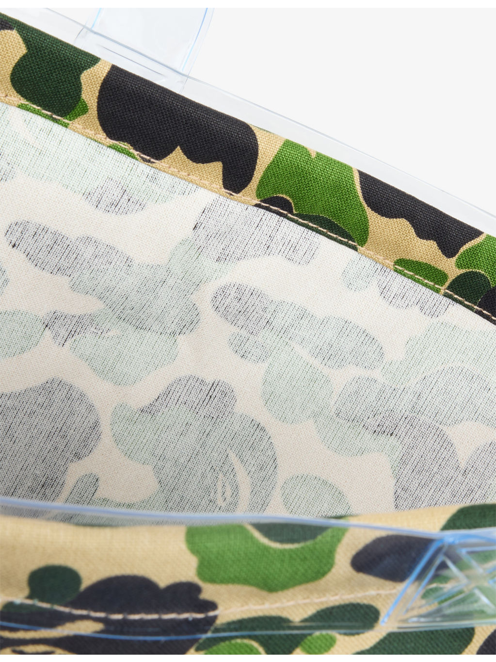 Camo Clear Cotton Tote Bag - 4