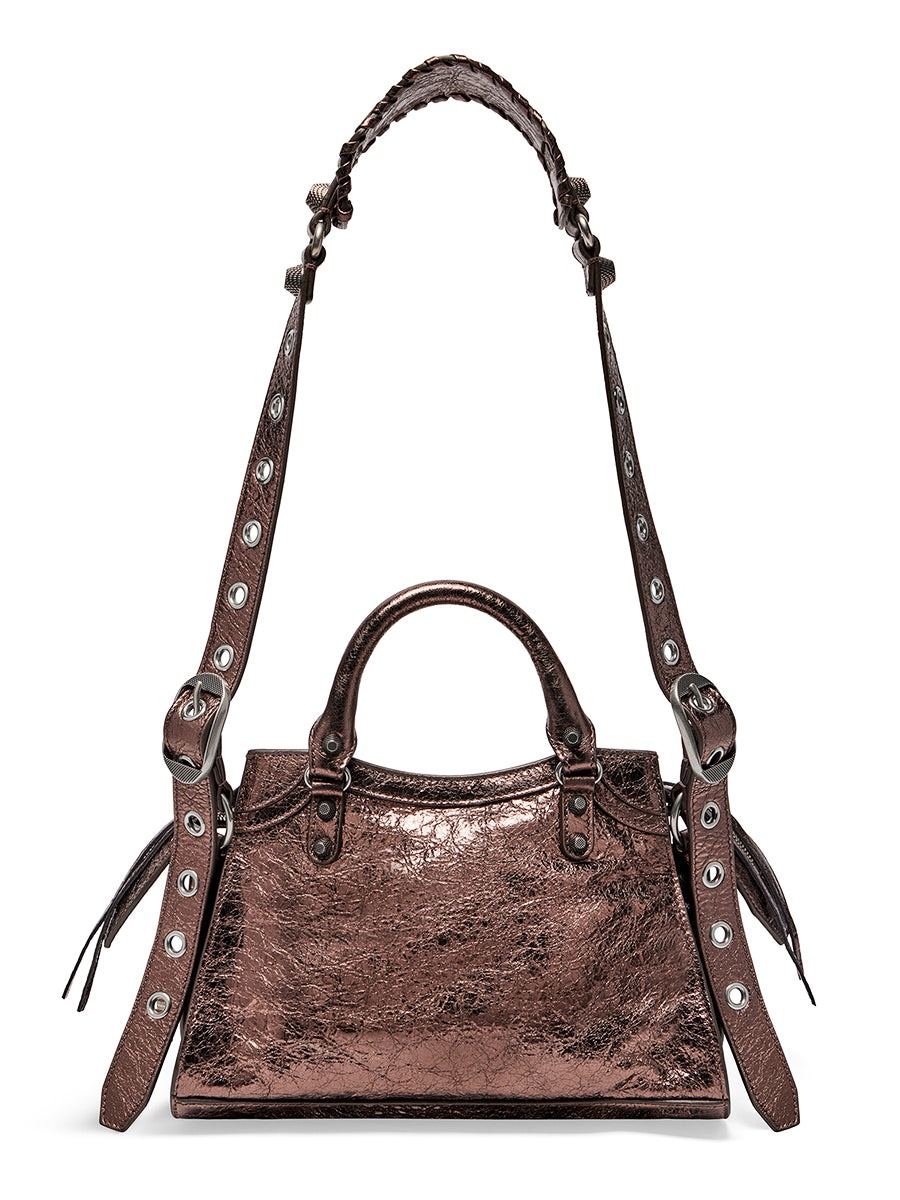 Neo Cagole XS Shoulder Bag in Metallized Bronze - 5