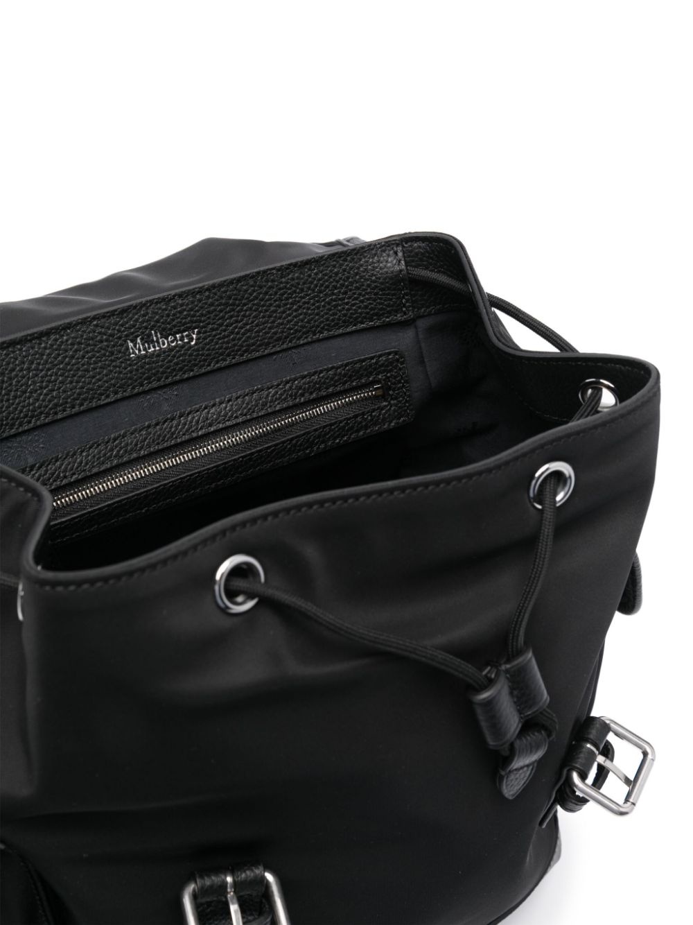 logo-appliquÃ© buckle-fastening backpack - 5