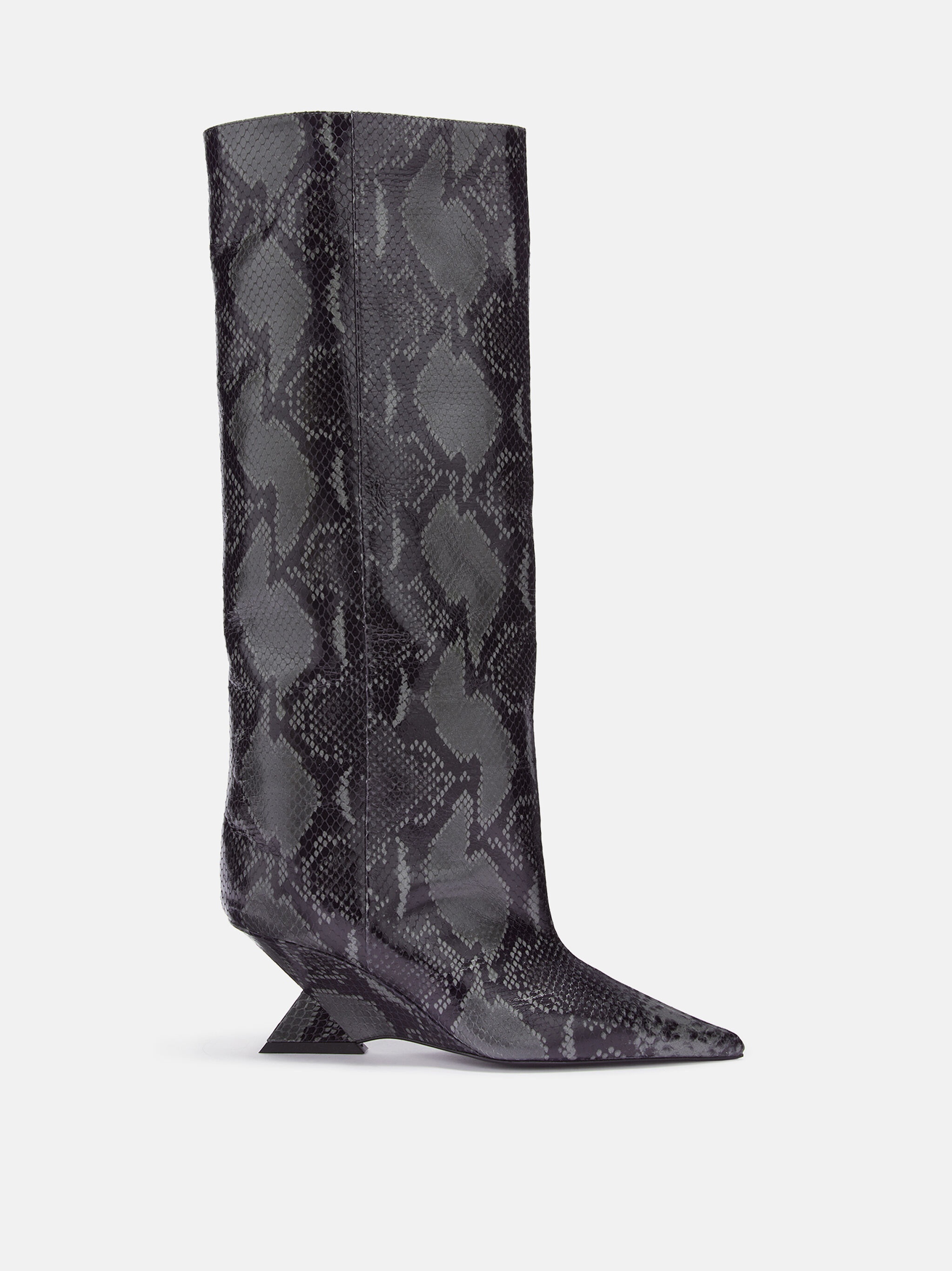 "CHEOPE'' BLACK AND GREY TUBE BOOT - 1