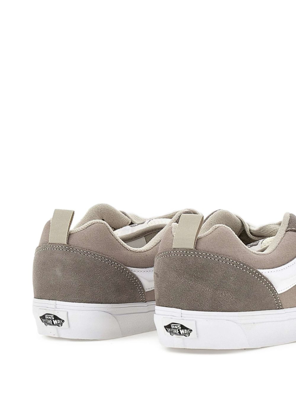 suede leather side stripe sneakers - 3