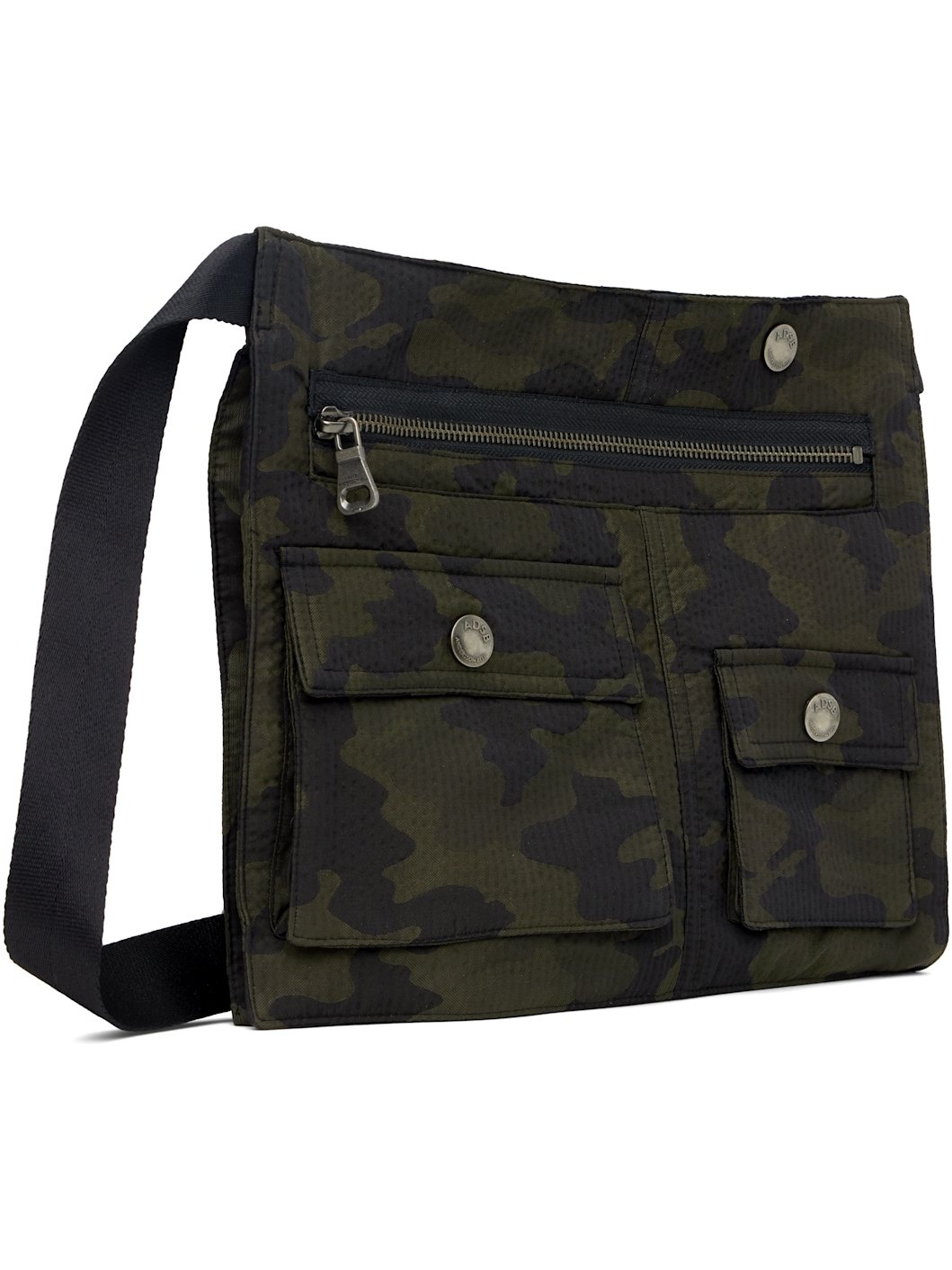 Khaki 3Way Camouflage Pocket Messenger Bag - 2