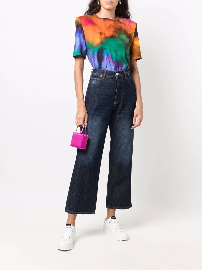 PHILIPP PLEIN Iconic Plein wide-leg jeans outlook