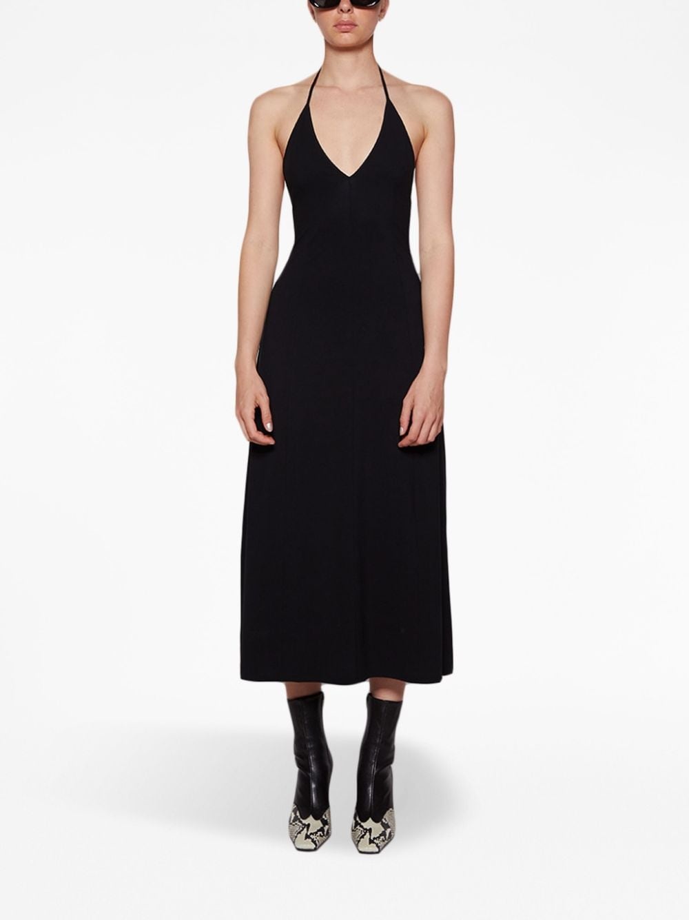 The Raysha halterneck midi dress - 3